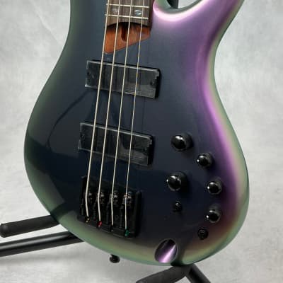 Ibanez SR500E Bass Guitar - Black Aurora Burst image 7