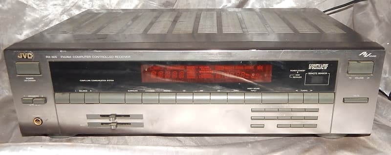 JVC RX-305 stereo receiver with phono input image 1