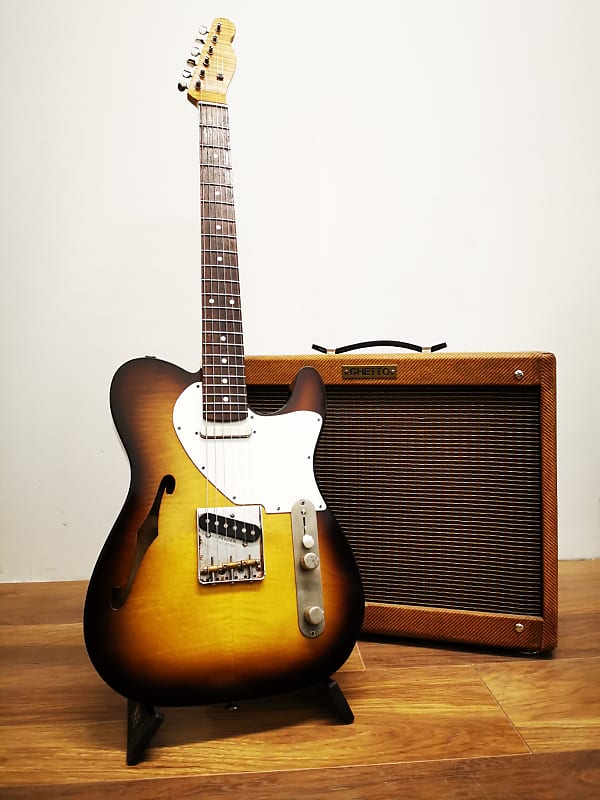 Daniel's Guitars Thinline Tele 2020 Aged Sunburst Reverb UK