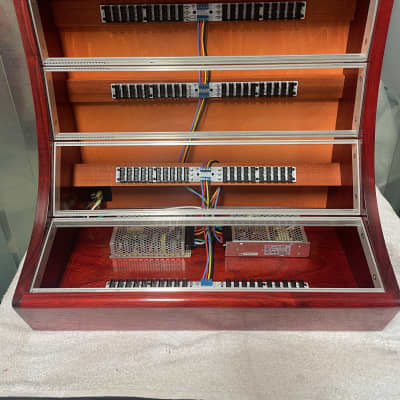Complete Behringer System 100 (17 modules total) in Custom Padauk 12U 104HP Eurorack Case image 11