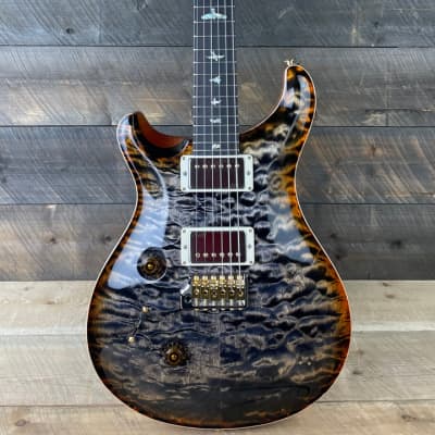 PRS Custom 24 Lefty Wood Library Quilted Maple 10 Top Torrefied Maple Neck Brazilian FB - Burnt Maple Leaf 356131 image 5