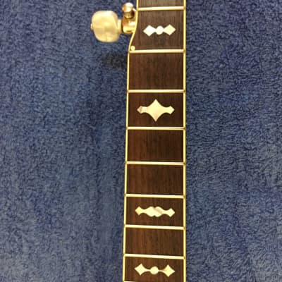2007 Gold Star GF-85 Mahogany Resonator Flathead 5-String Banjo image 9
