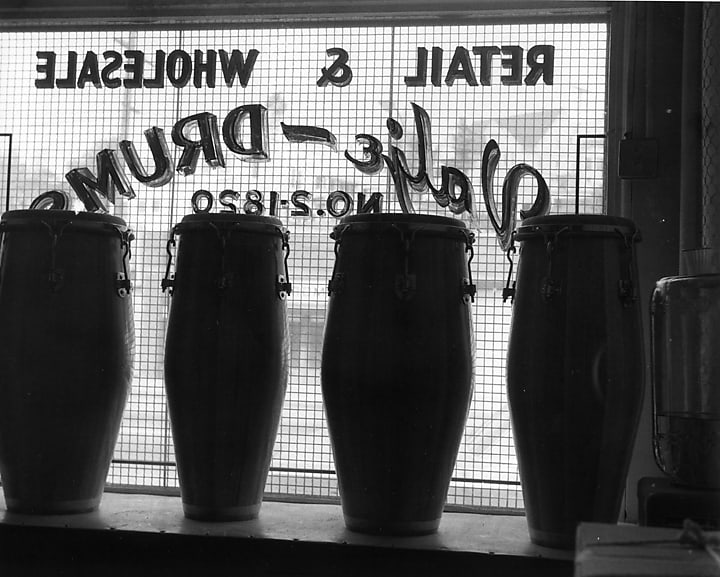コンガ　ビンテージ　VALJE DRUMS？ Vintage 1960s Original Valje Conga and Quinto Hand Drum pair