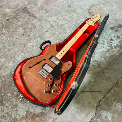 Fender Starcaster 1976 - Walnut desert taupe original vintage USA image 5