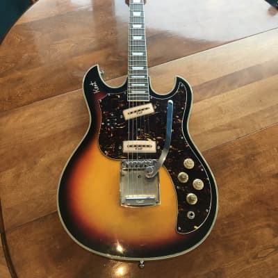 Vintage 1967 Kent 740 Electric Guitar - Sunburst for sale