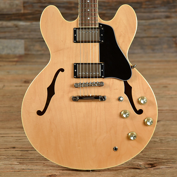 Epiphone ES 335 Dot Elitist Natural 2006 s485 Reverb Canada