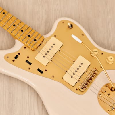 2012 Fender Jazzmaster '58 Vintage Reissue FSR Gold Guard JM66G Blonde w/ Maple Fretboard, Japan MIJ image 7