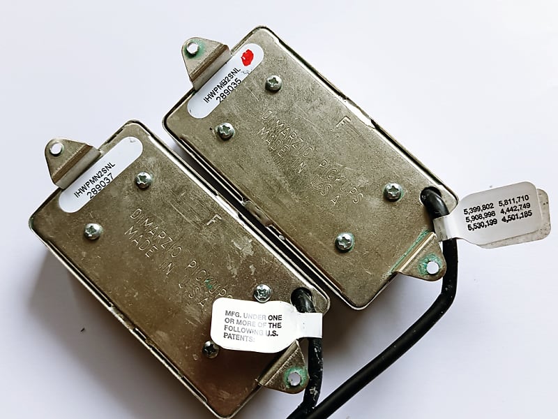 DiMarzio Fusion Edge Brushed Nickel Humbucker Neck and