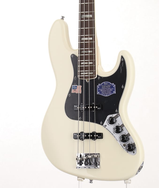 Fender American Deluxe Jazz Bass N3 Olympic White 2011 [SN