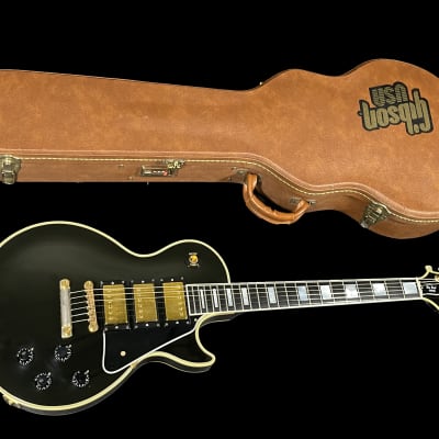 1989 Gibson Les Paul Custom 35th Anniversary Limited Edition w 3 Pickups ~ Ebony image 11
