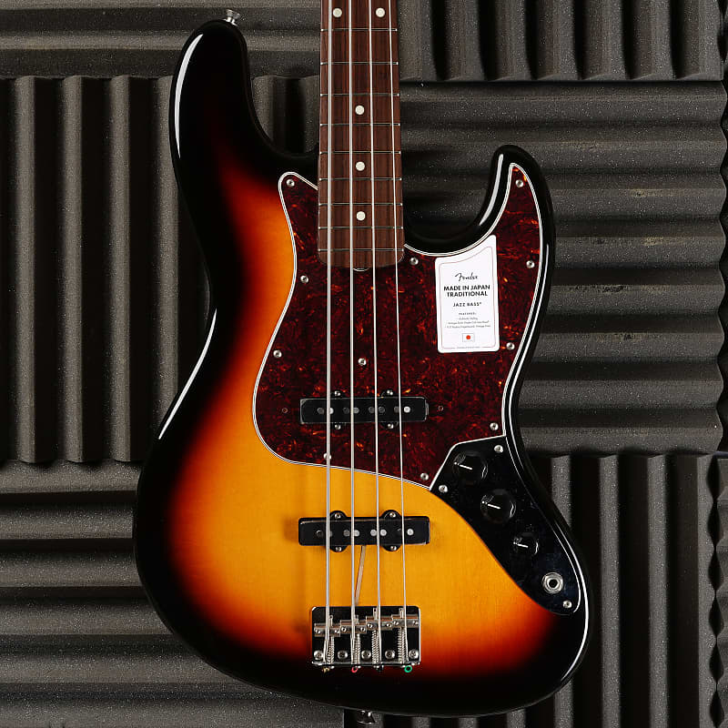 Fender MIJ Traditional II '60s Jazz Bass 2023 - 3-Color Sunburst