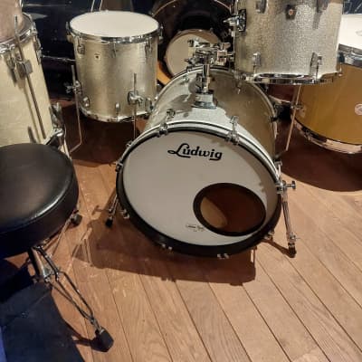 Ludwig Clasdic Birch 2000s - Silver sparcle image 3