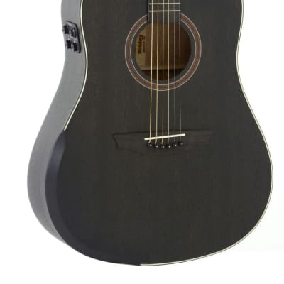 Vintage Elfolk EFG-350 Acoustic Guitar w/Built in Amplifier