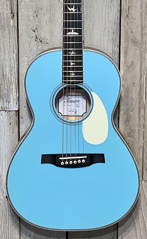 Paul Reed Smith P-20E  Powder Blue Limited Edition Parlor Acoustic/Electric with Gig Bag & Extras ! image 1