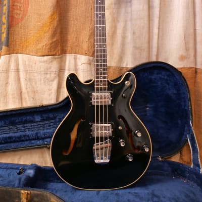 Guild Starfire II Bass Guitar 1973 - Black image 1