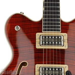 Gretsch G6609TDC Players Edition Broadkaster Center Block - Bourbon Stain  Bigsby Tailpiece image 9