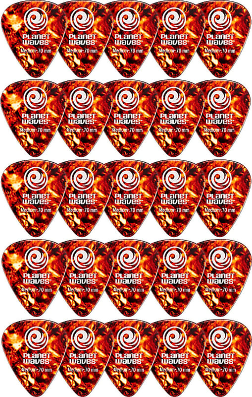 Planet Waves 1CSH4-25 Shell-Color 25-Pack Guitar Picks image 1