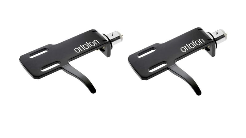 2x Ortofon SH-4 Black Headshell w / Universal Mount, Ergonomic Finger Lift SH4  			