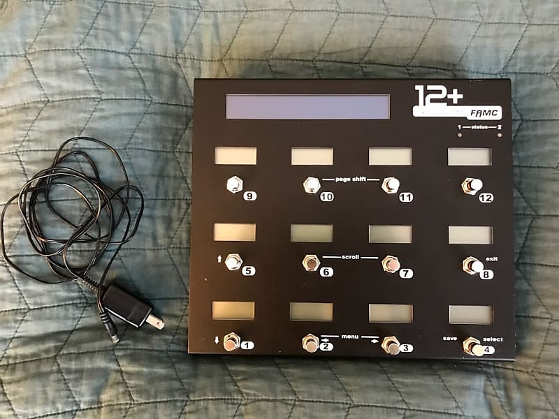 FAMC Liquid Foot+ 12+ (LF+ 12+ latest gen) MIDI Foot Reverb