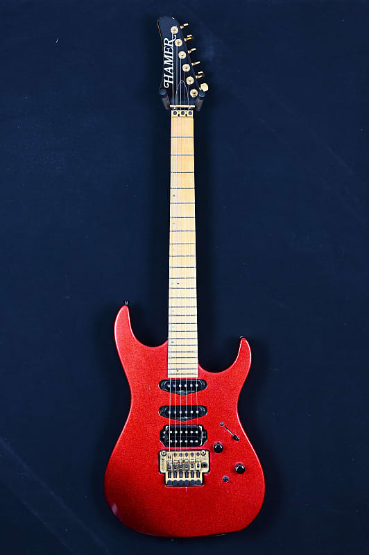 Hamer Centaura USA from 1991 in Sparkle Red with original hardcase