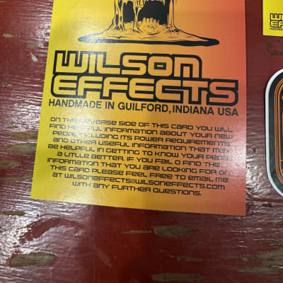 Wilson Effects Not the NotRite (serial #3) Gated Fuzz John