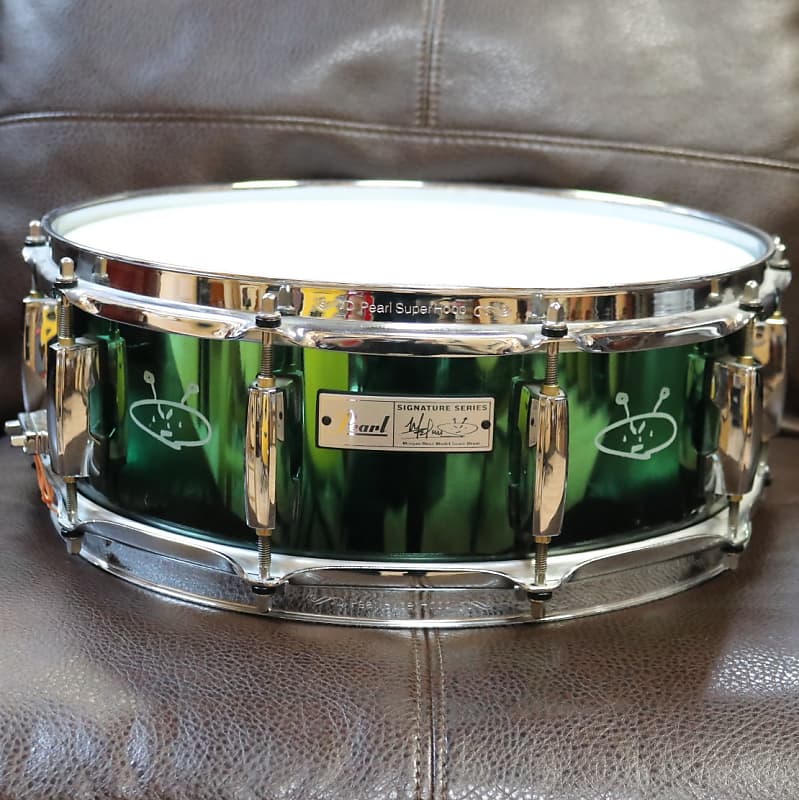 Pearl MR1450 14x5" Morgan Rose Signature Steel Snare Drum image 1