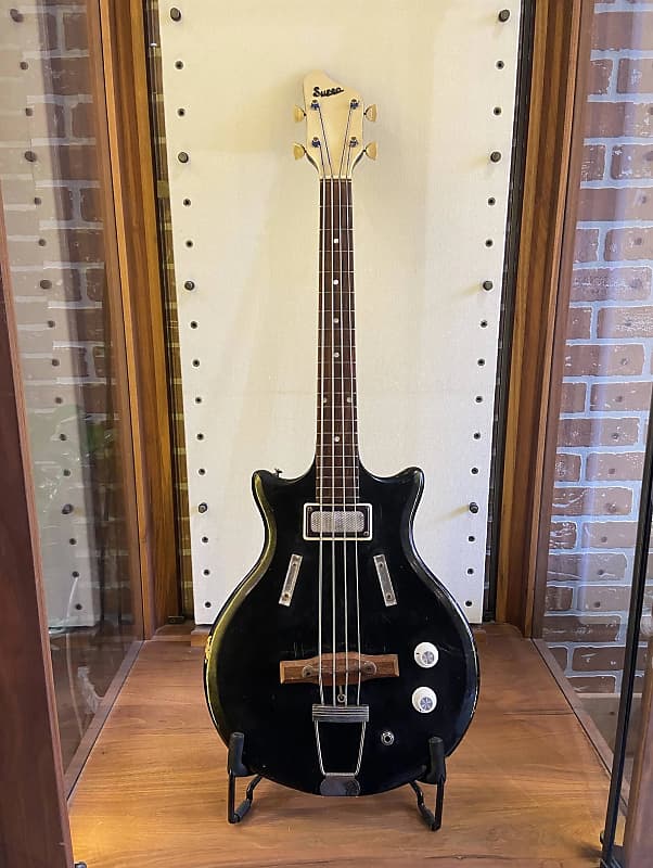 Supro Pocket Bass c. 1966 - Black | Reverb