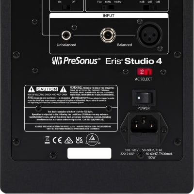 Presonus Eris Studio 4 2nd Gen 4” Active Single Studio Monitor EBM Waveguide image 3