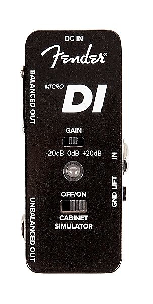 Fender Micro DI, Black 2016 image 1