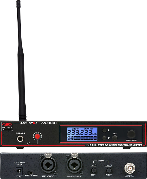 Galaxy Audio AS-1100 Any Spot Wireless Personal Monitor System - L Band (655-679 MHz) image 1