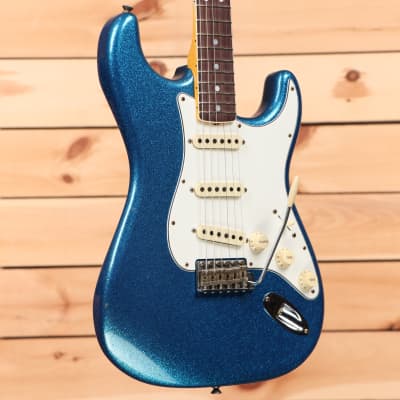 Fender Custom Shop Limited 1965 Stratocaster Journeyman Relic - Aged Blue Sparkle - CZ570996 - PLEK'd image 1