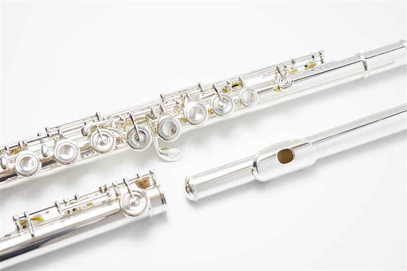 Free shipping! [USED] Pearl Flute Dolce Primo F-DP/E Closed hole,C foot,  offset G / All new pads!