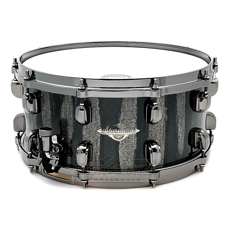 Tama Starclassic Maple Snare Drum 14x6.5 Black Clouds & | Reverb