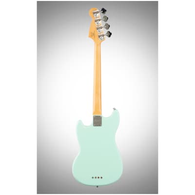 Squier Classic Vibe '60s Mustang Electric Bass, Laurel Fingerboard, Surf Green image 6