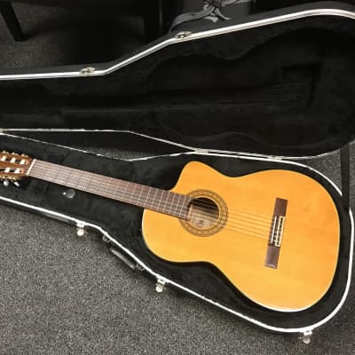 Takamine CP-132 SC classical electric guitar handcrafted in Japan 1996 in very good - excellent condition with hard case. image 2