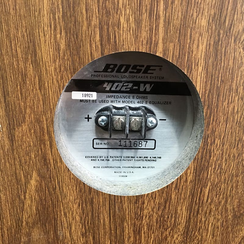 Bose 802-W Series II Loudspeaker Made in USA | Reverb Bose 802-W Series II Loudspeaker Made in USA | Reverb