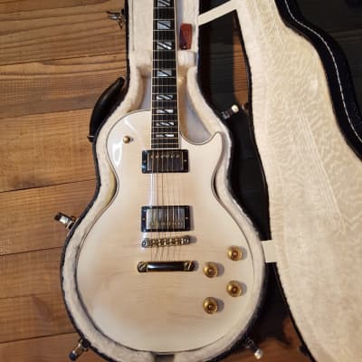 2013 Gibson Les Paul Supreme Whiteburst Mahogany Chamber Chambered LP FlameMaple image 1