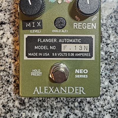 Reverb.com listing, price, conditions, and images for alexander-pedals-f-13-flanger