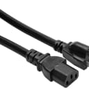 Hosa Cable PWC100 3 Wire Grounded Straight Power Cable 1.5 Foot