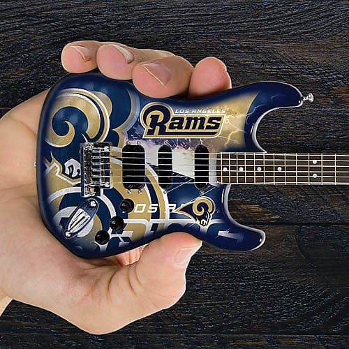 Los Angeles Rams 10" Collectible Mini Guitar image 1