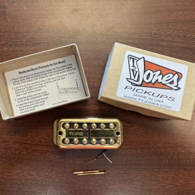 TV Jones Classic PLUS Humbucker Mount Bridge Pickup Nickel