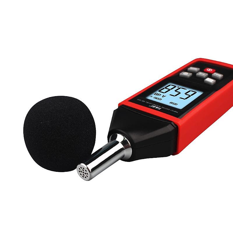 TASI TA8151 FONOMETRO DIGITALE DISPLAY LCD DIGITAL SOUND LEVEL METER TESTER  + CUSTODIA - SuonoStore.com