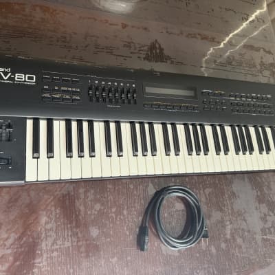 Roland JV-80 61-Key Multi-Timbral Synthesizer 1992 - 1994 - Black