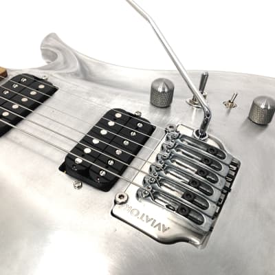 KOLOSS GT5 Aluminum Body Locking Machine Head Electric Guitar + Bag - White Satin image 23