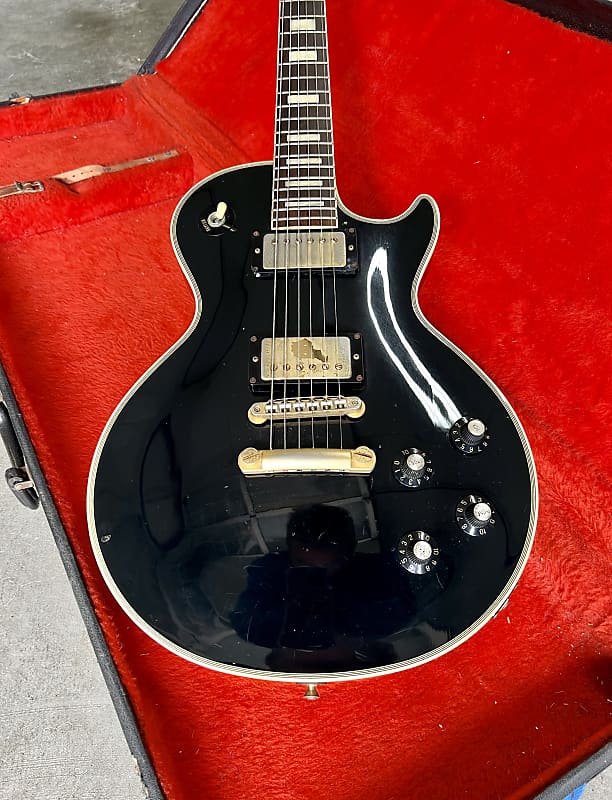 Greco EG-600 Custom 1987 Black beauty original vintage MIJ Fuji Gen Les  paul single cut Japan EGC