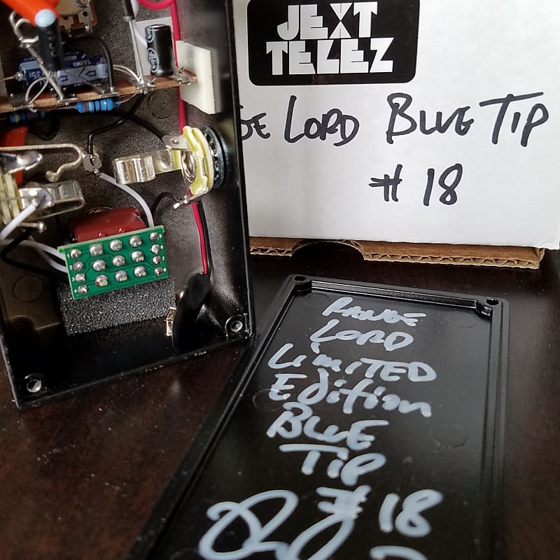 Jext Telez Range Lord Blue Tip Mullard OC44 2019 Edition/25 Bass Heavy  Rangemaster Overdrive Pedal