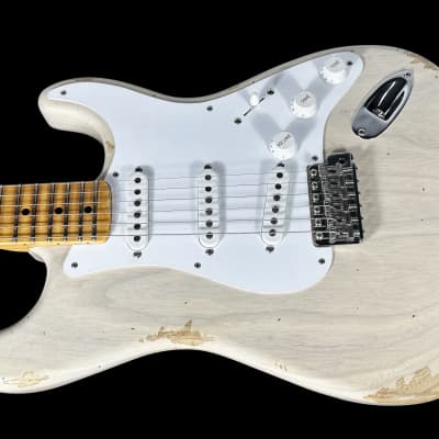 2024 Fender Stratocaster Fat 54 Custom Shop 70th Anniversary Limited Edition Relic ~ Aged White Blonde image 2
