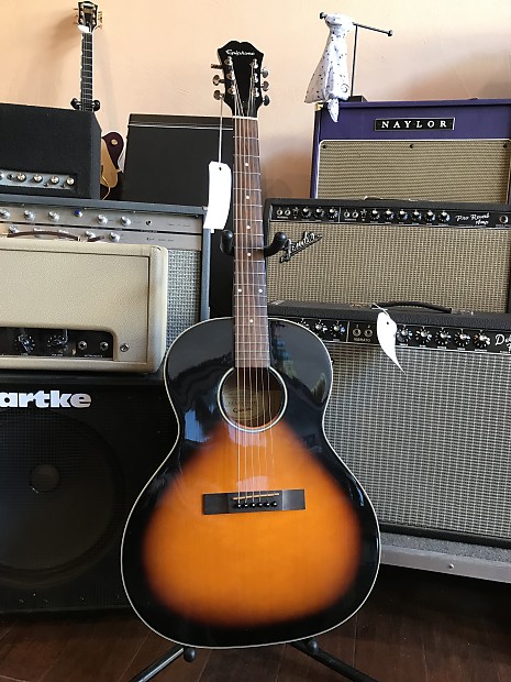 Epiphone EL-00/VS Acoustic Guitar with Case vintage sunburst