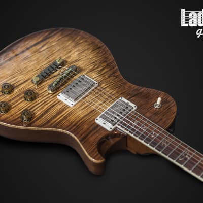 2018 PRS McCarty Singlecut 594 Wood Library Copperhead Smoked Burst One Piece Private Stock FM Top image 5