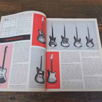Vintage 1965-1966 Fender Fine Electric Instrument Full-Line Catalog! Rare, Original Case Candy, Paperwork! image 2